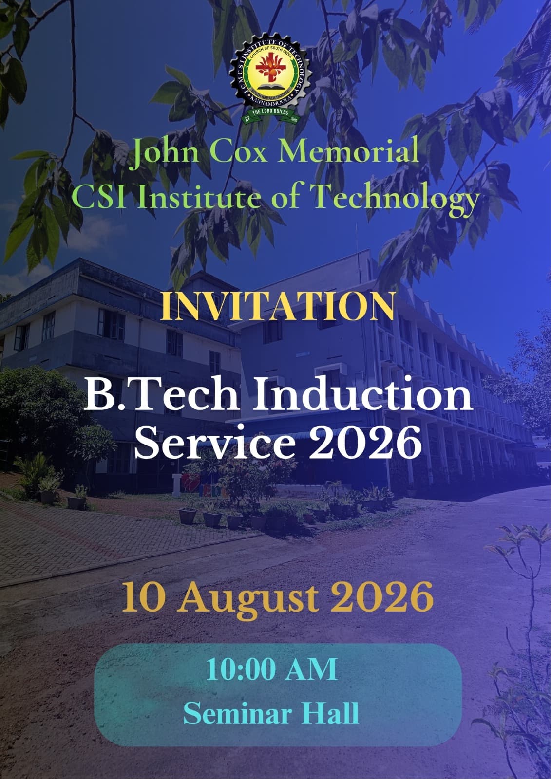 B.Tech Admissions Open 2026